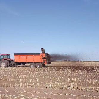 双竖绞龙撒粪车